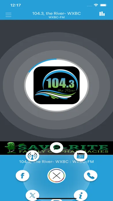 Zrzuty ekranu 104.3, the River- WXBC