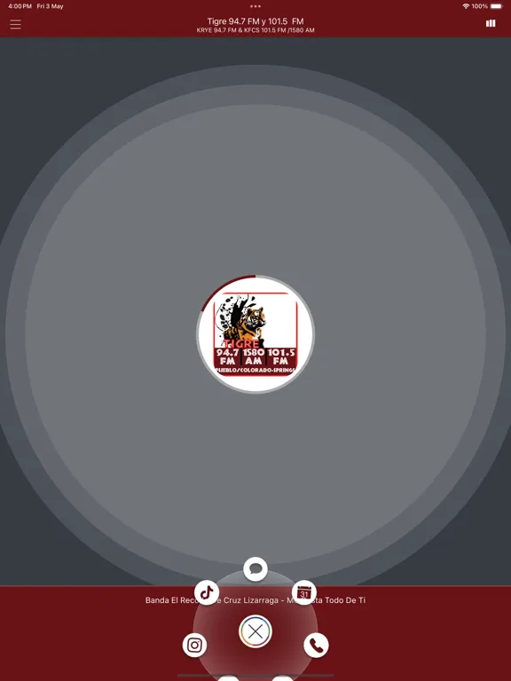 Radio Tigre SoCo iPad 應用截圖