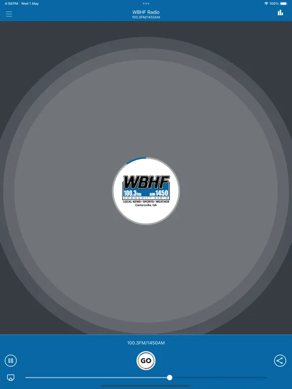 WBHF Radio iPad  스크린샷