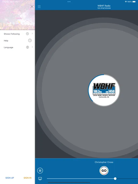 WBHF Radio iPad  스크린샷