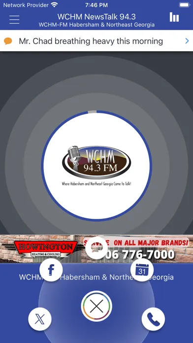 WCHM NewsTalk 94.3 Screenshots