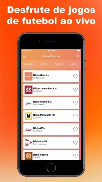 Ảnh chụp màn hình của Rádio Gaúcha ao vivo-FM Brasil