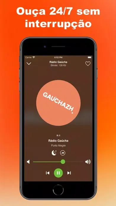 Ảnh chụp màn hình của Rádio Gaúcha ao vivo-FM Brasil