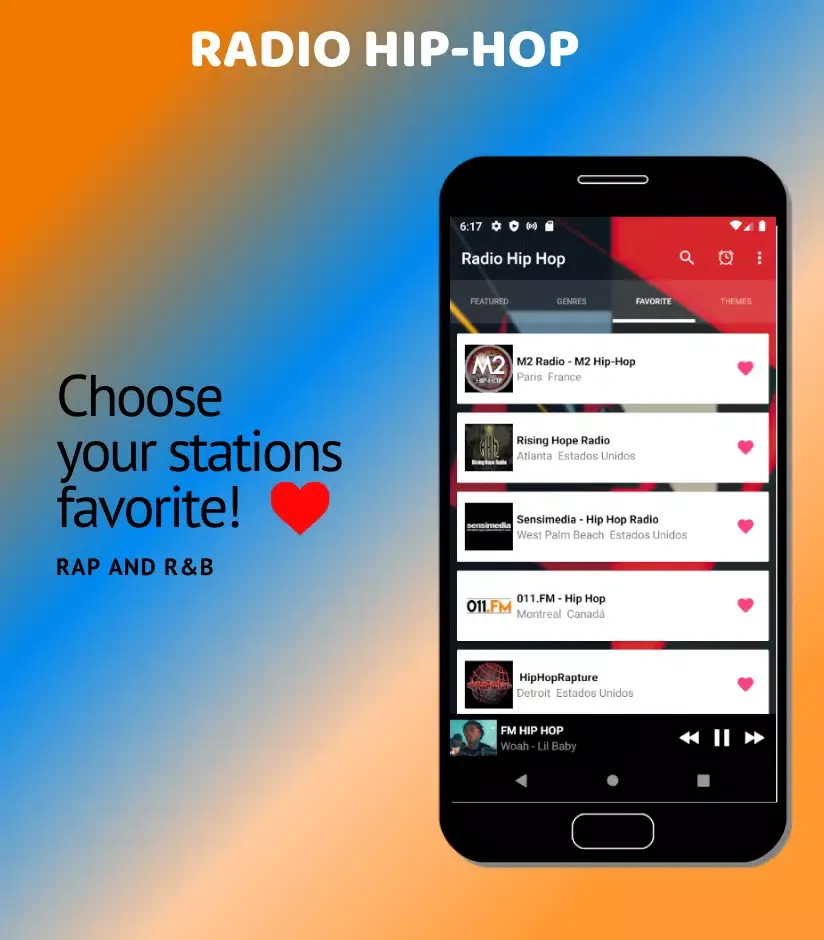 Tangkapan layar Radio Hip Hop