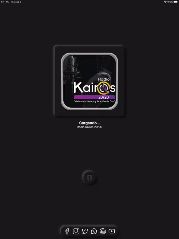 Radio Kairos 20/20 iPad 應用截圖