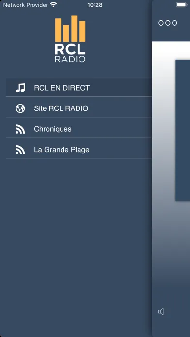 Tangkapan skrin RCL Radio - Made in Vendée