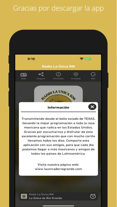 Radio La Única RM应用截图