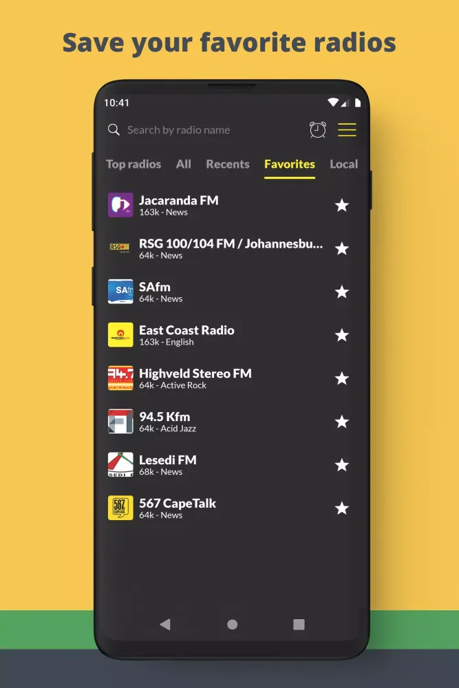South Africa Radio Online FM Screenshots