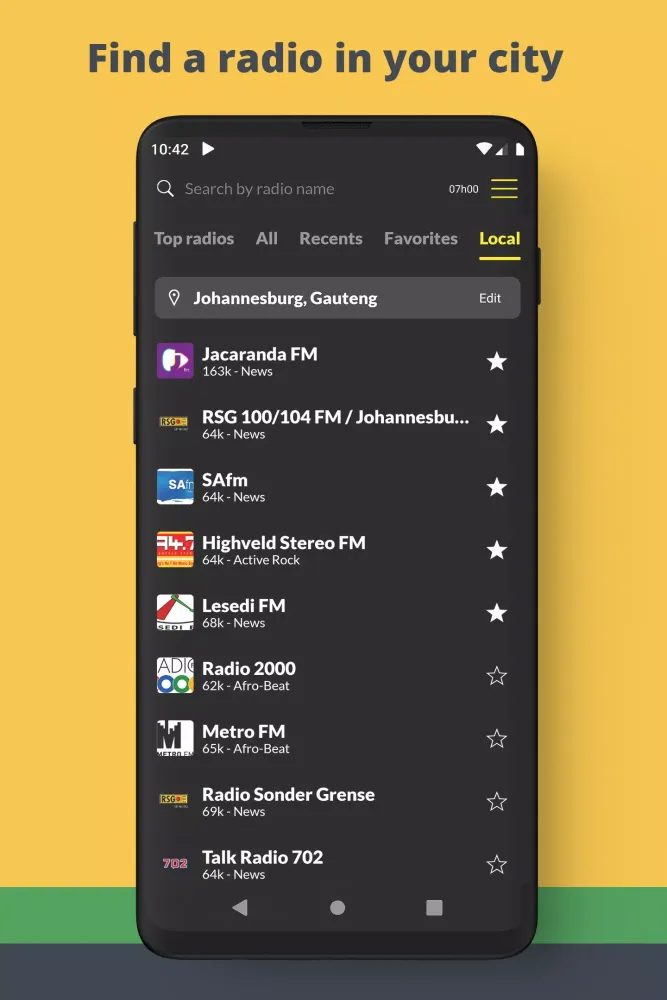 South Africa Radio Online FM Screenshots