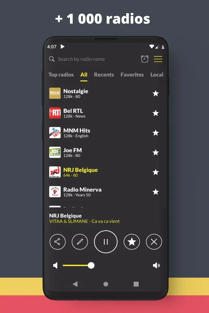 Radio Belgium Screenshots
