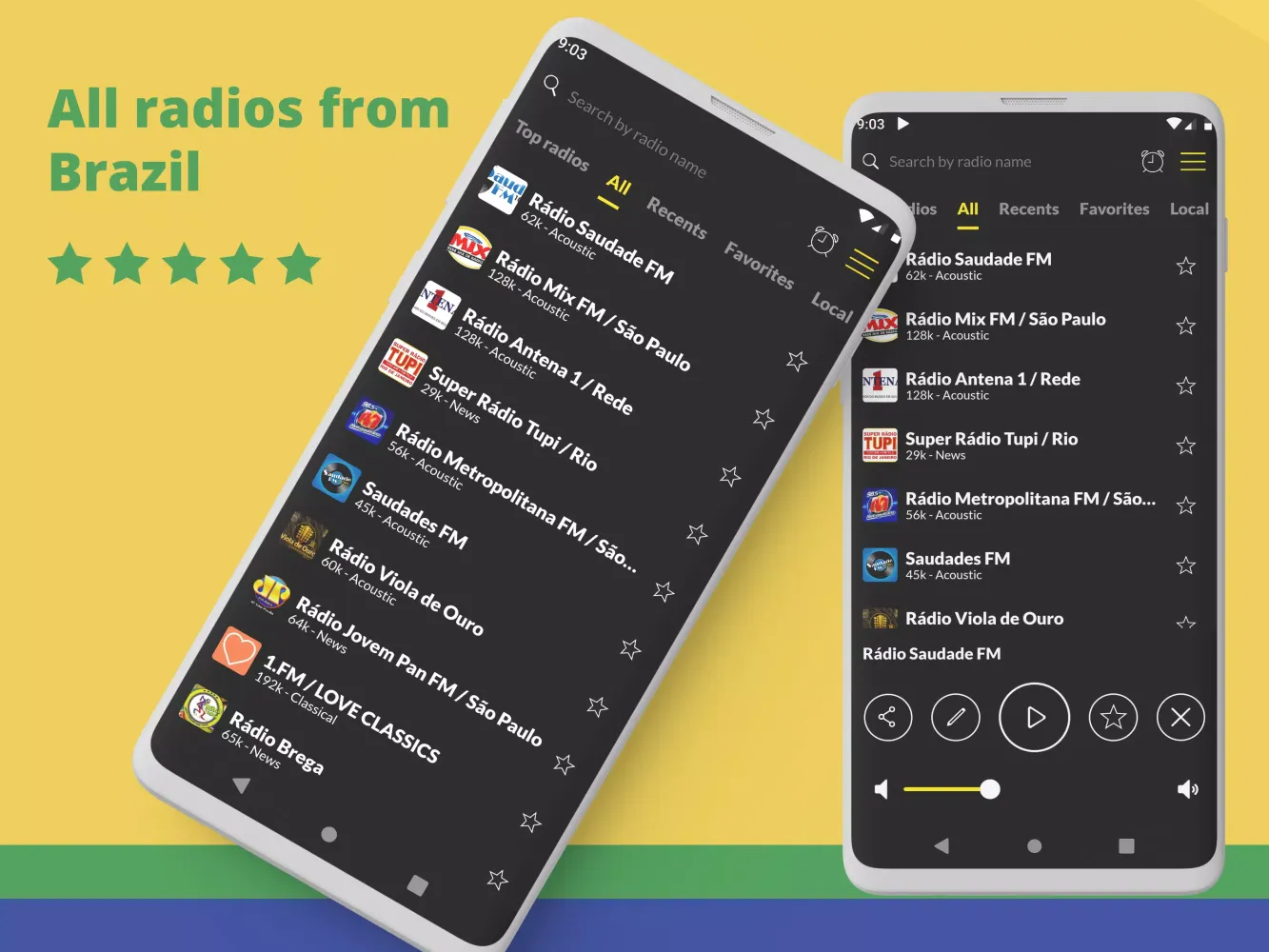Скриншоты Radio Brazil