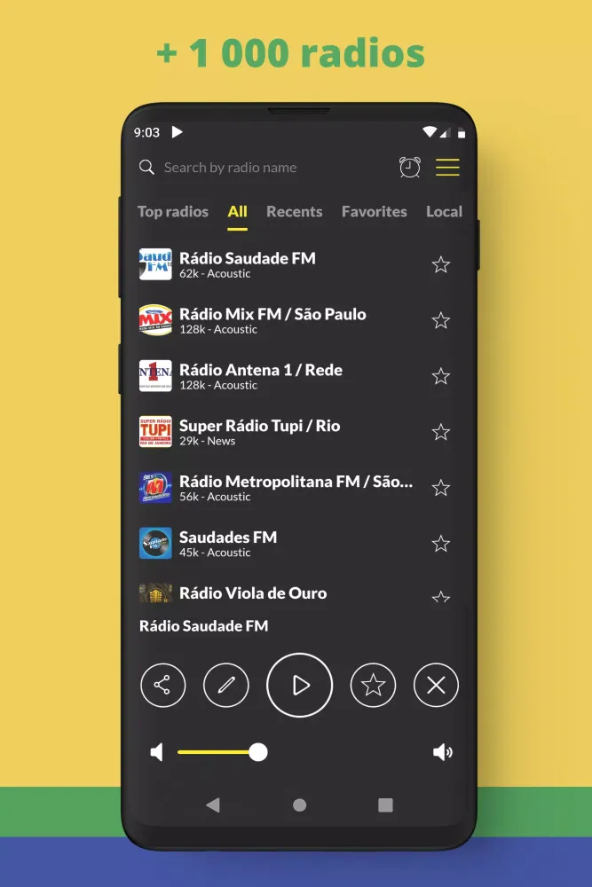 Скриншоты Radio Brazil