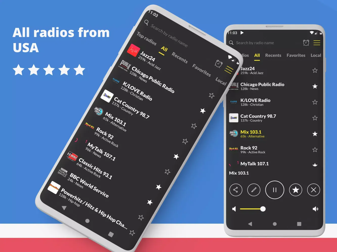 Radio USA: Online FM Radio Screenshots