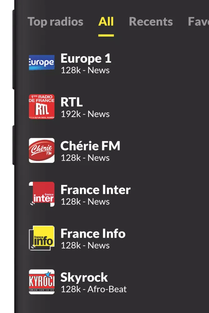 Live French Radio FM Online سکرین شاٹس