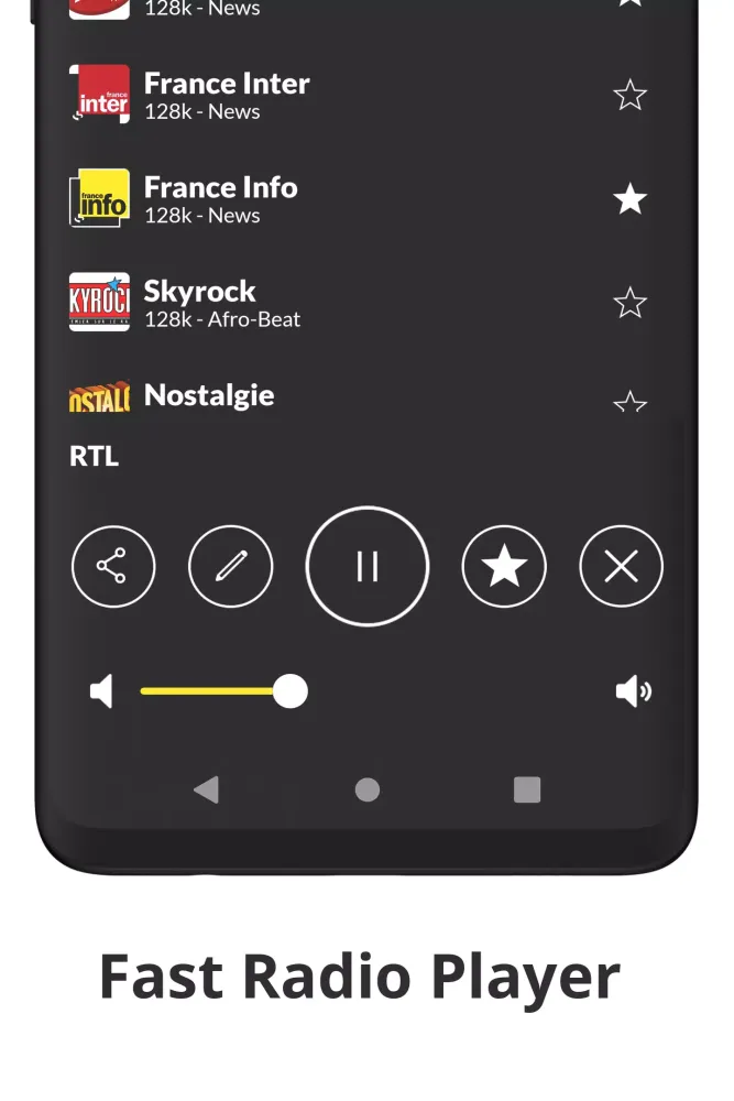 Live French Radio FM Online سکرین شاٹس