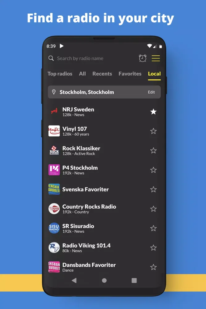 Radio Sweden Screenshots