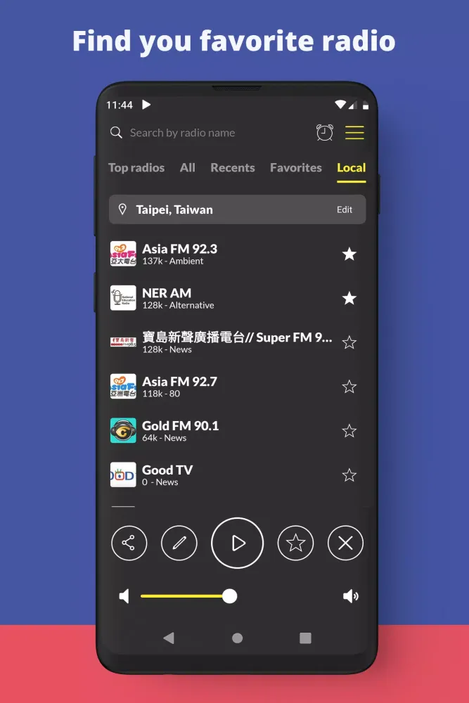 Radio Taiwan Screenshots