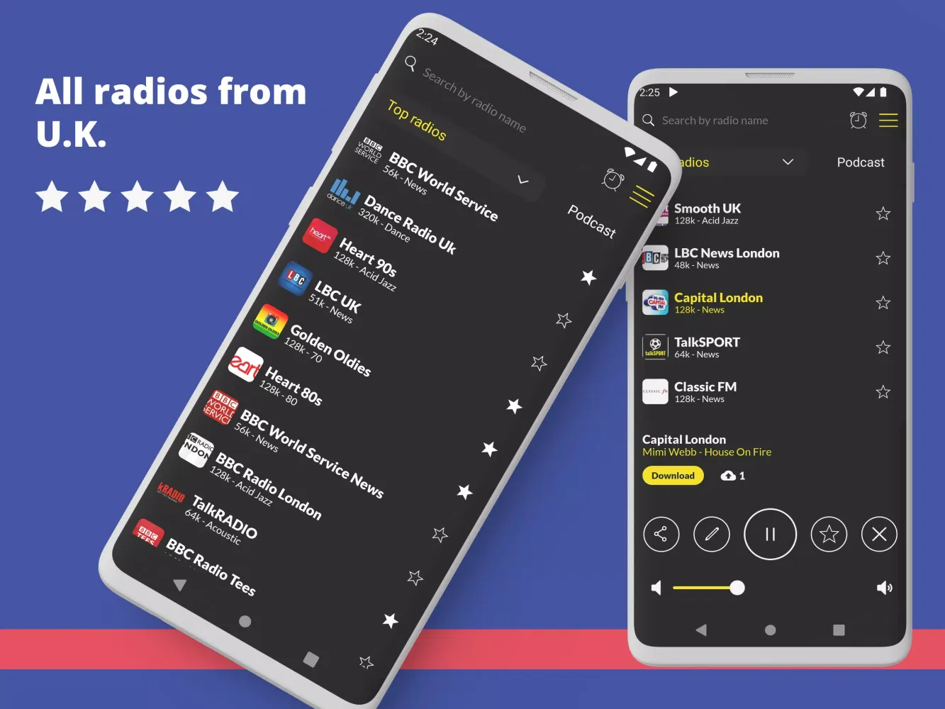 Screenshot di Radio UK: Online FM Radio