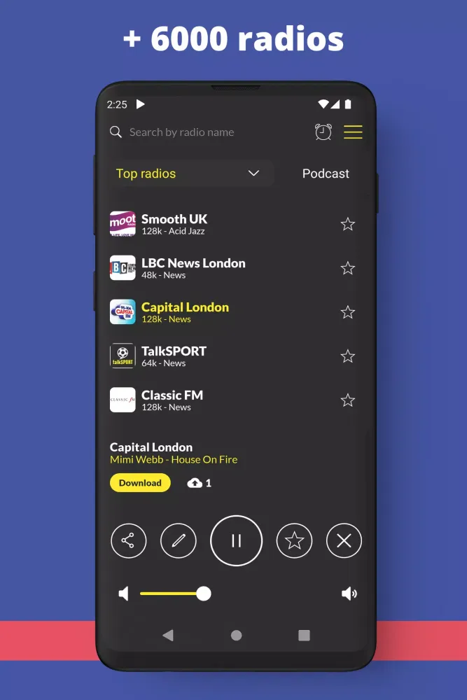 Screenshot di Radio UK: Online FM Radio