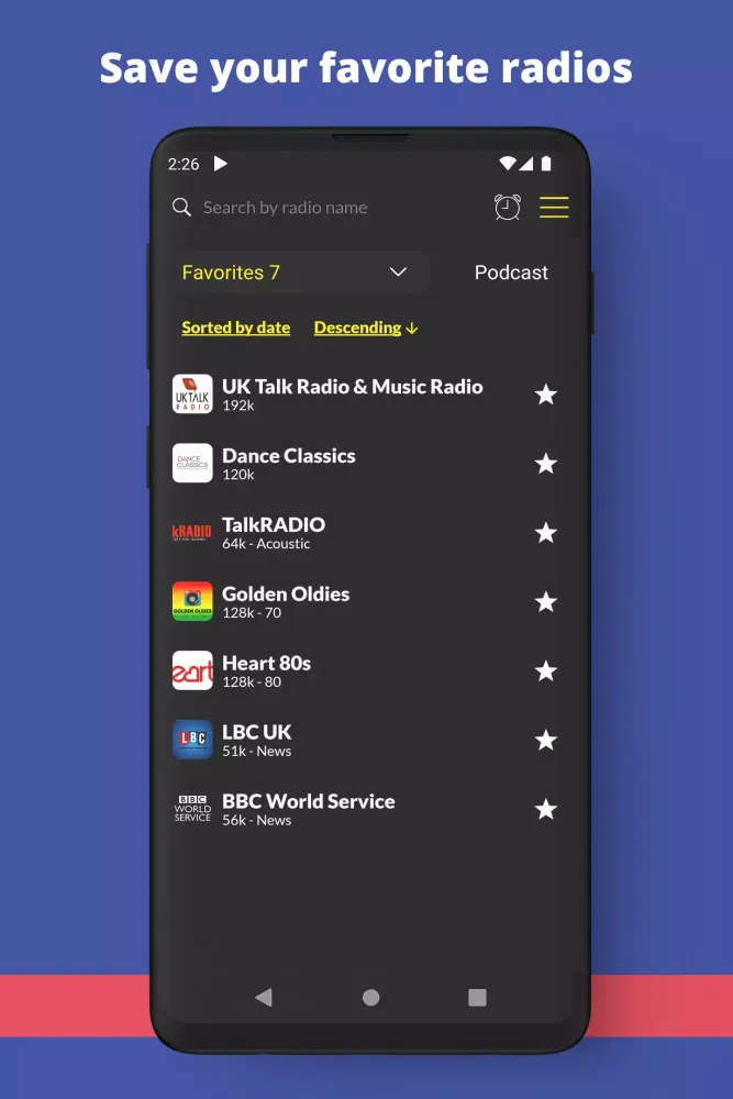 Screenshot di Radio UK: Online FM Radio