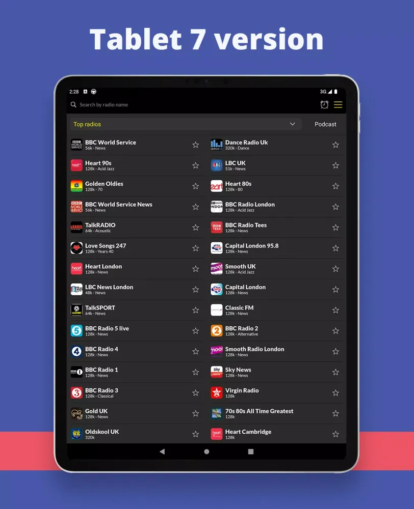 Screenshot di Radio UK: Online FM Radio