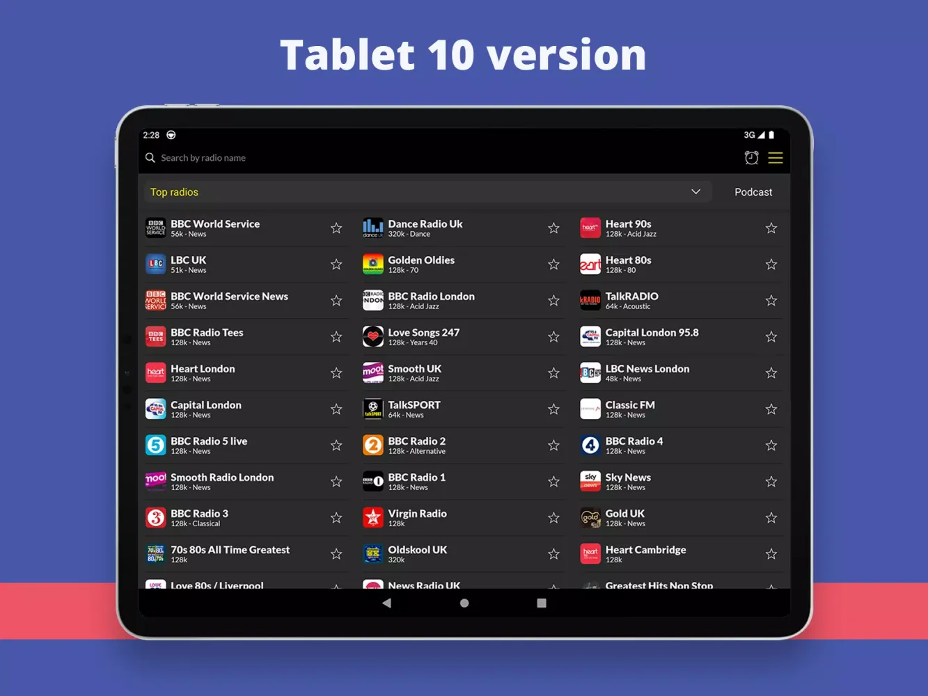 Screenshot di Radio UK: Online FM Radio