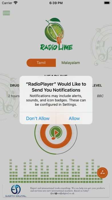 Скриншоты Radio Lime