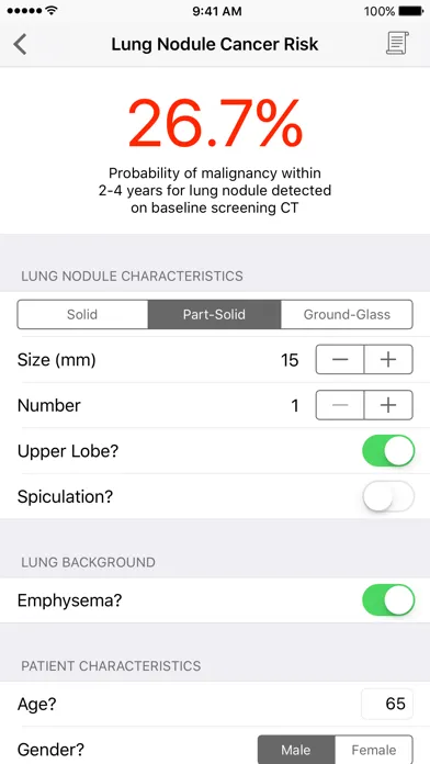 Clinical Imaging Calculator سکرین شاٹس