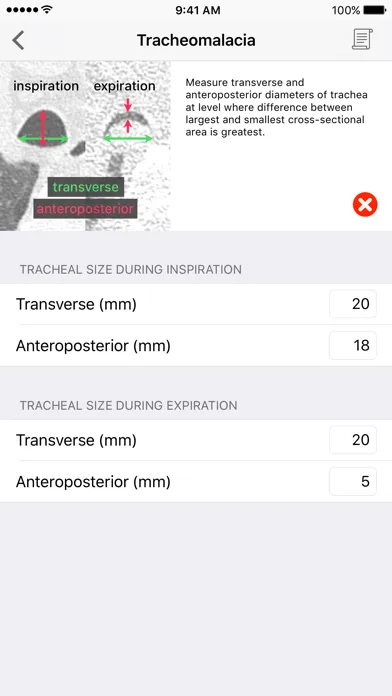 Clinical Imaging Calculator سکرین شاٹس