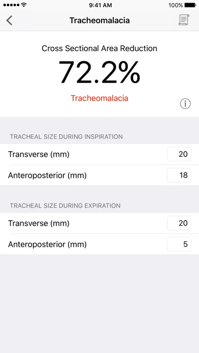 Clinical Imaging Calculator سکرین شاٹس