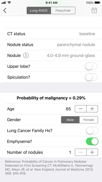 Lung Cancer Screening Manager Screenshots
