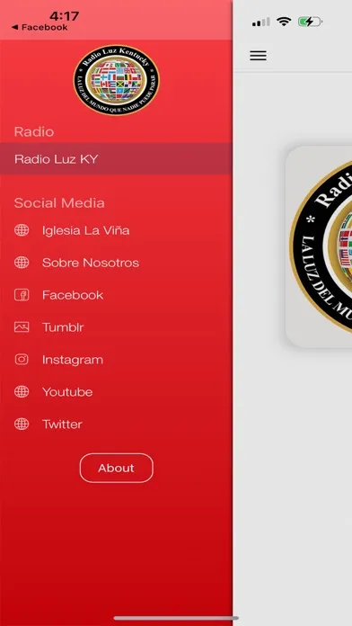 Ảnh chụp màn hình của Radio Luz Kentucky