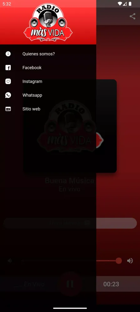 Radio mas vida স্ক্রিনশট