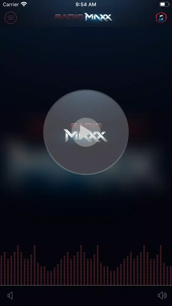 ภาพหน้าจอของ Radio Maxx