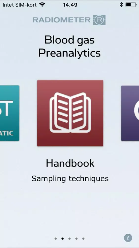 Blood gas - Preanalytics Screenshots