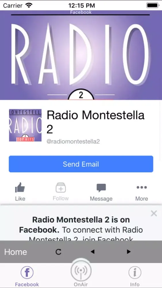Capturas de tela do Radio Monte Stella 2