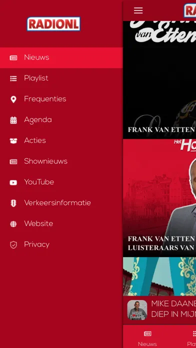 Zrzuty ekranu RADIONL.FM
