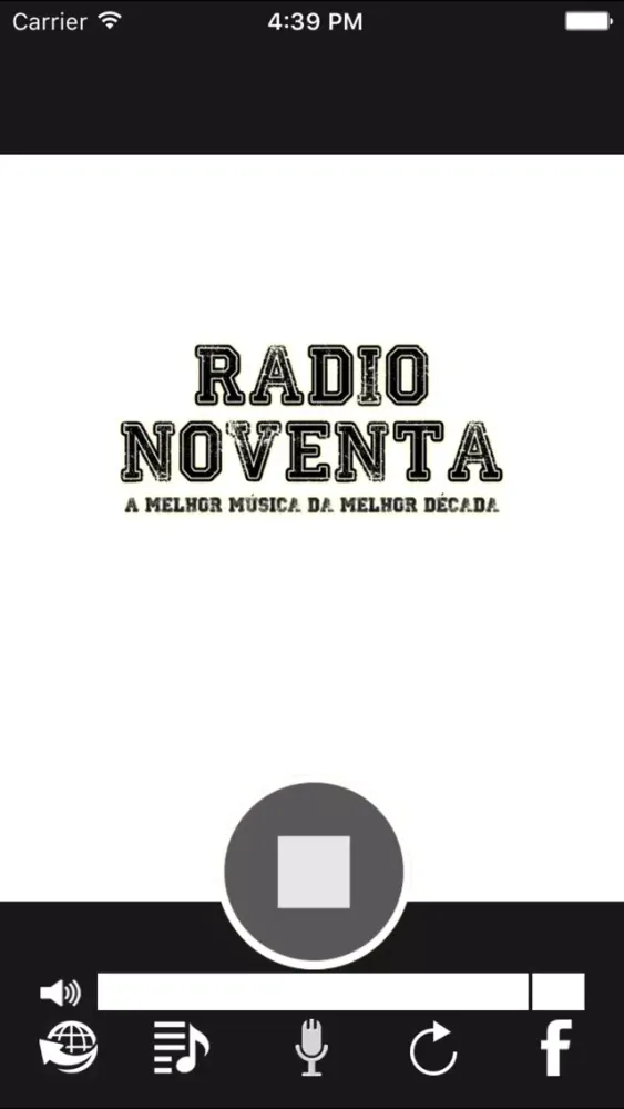 Screenshot di Rádio Noventa