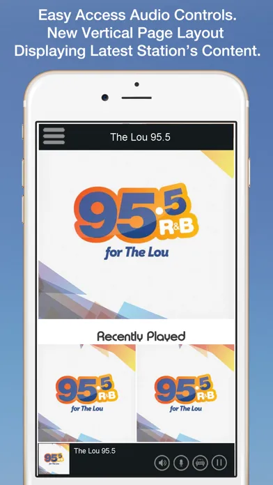 Capturas de tela do The Lou 95.5