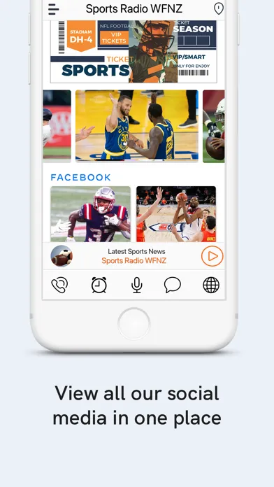 Скриншоты Sports Radio WFNZ