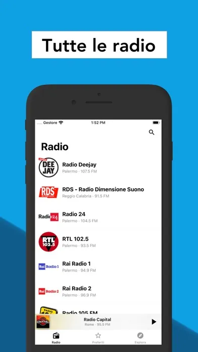 Radio FM Italy应用截图