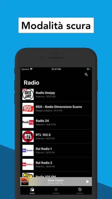 Radio FM Italy应用截图