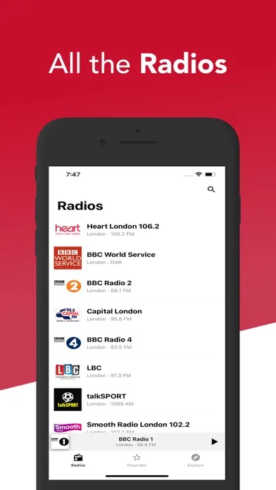 Скриншоты Radio UK - Live FM stations
