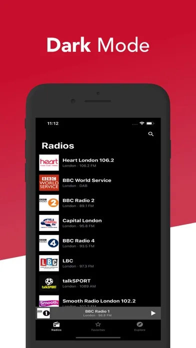 Скриншоты Radio UK - Live FM stations
