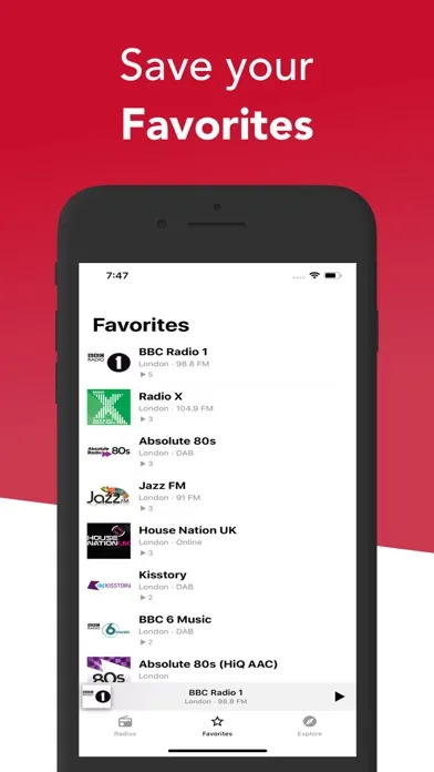 Скриншоты Radio UK - Live FM stations
