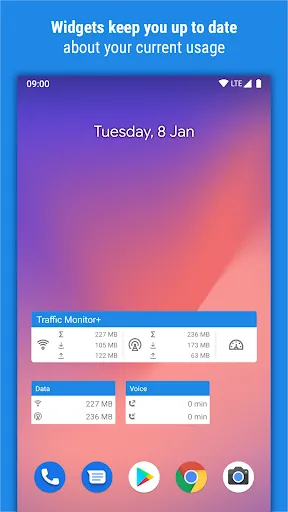 Traffic Monitor & 4G/5G Speed Screenshots