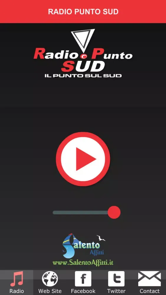 Tangkapan skrin Radio Punto Sud