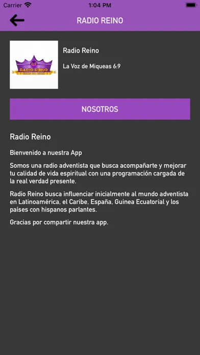 Radio Reino स्क्रीनशॉट