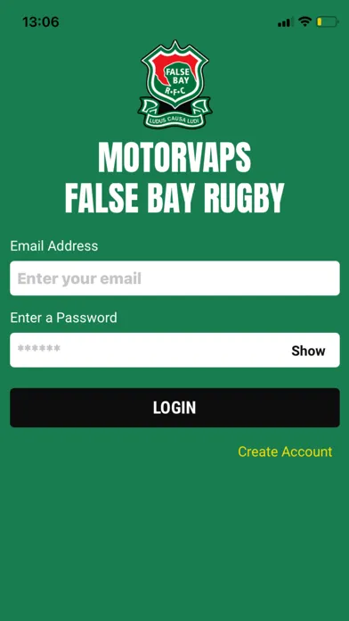 Tangkapan layar False Bay Rugby Club