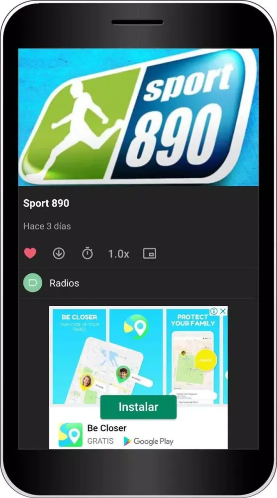 Capturas de pantalla de Radios AM y FM de Uruguay